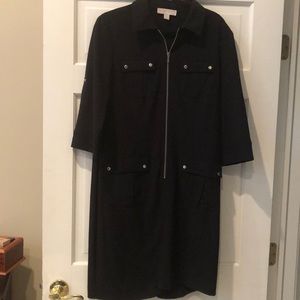 Black Michael Kors shirt dress